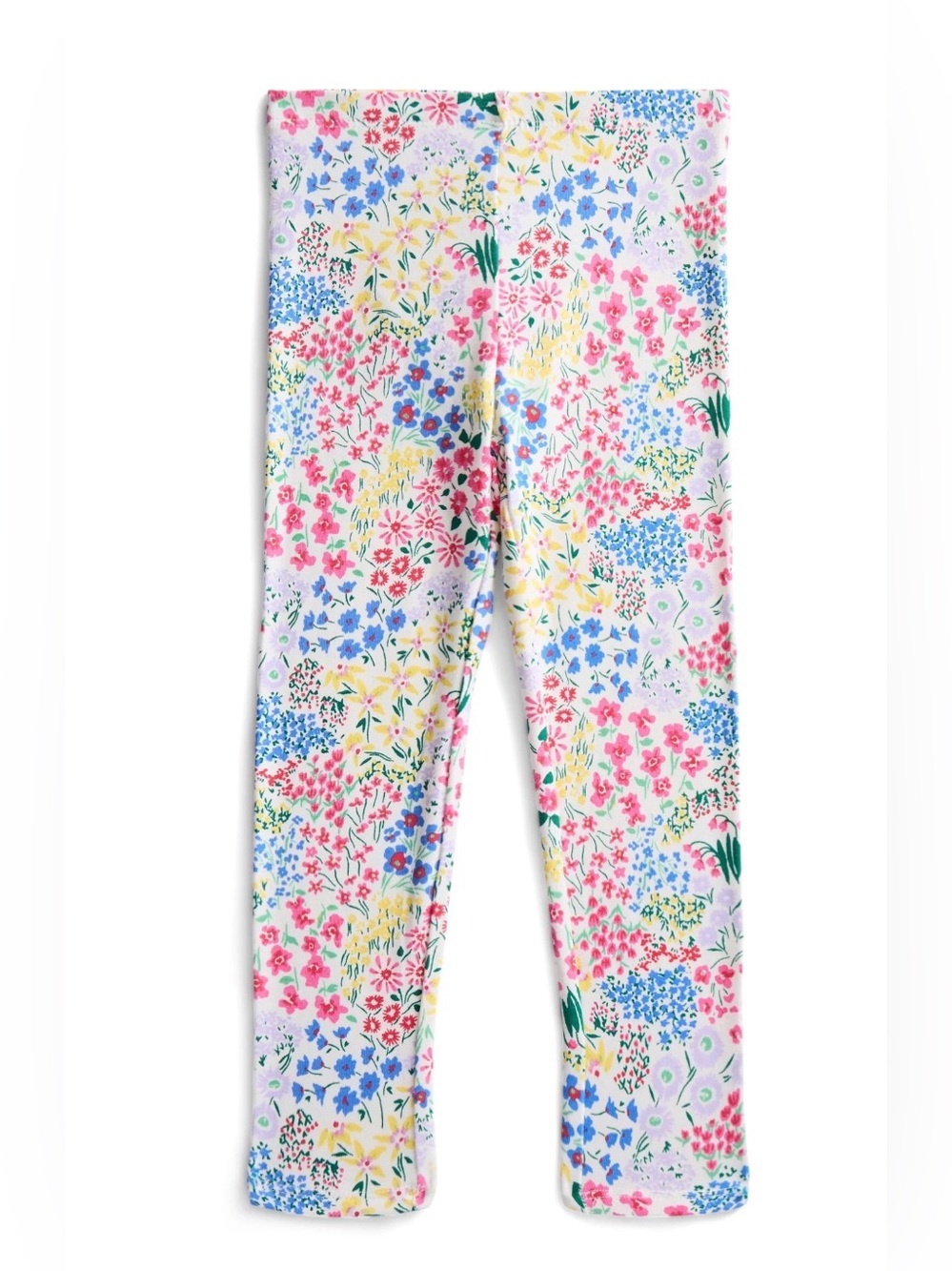 Floral Print Leggings in Pink, Blue & Yellow